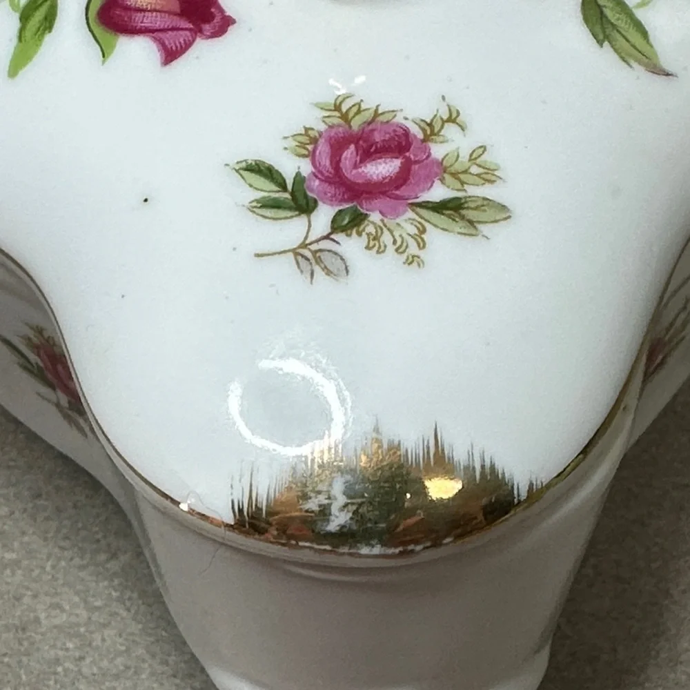 Vintage 1950’s Arbart Japan Porcelain Trinket, Jewelry box - Picture 9 of 12